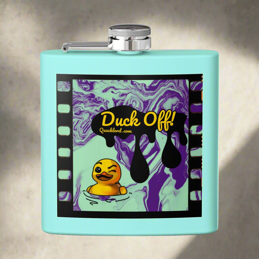 Duck Off! - Stainless Steel Flask, 6oz