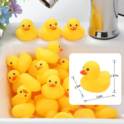 Mini Ducks - rubber yellow