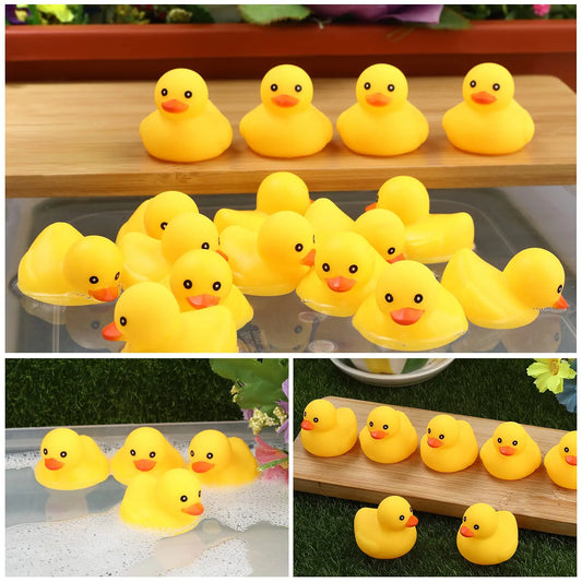 Mini Ducks - rubber yellow