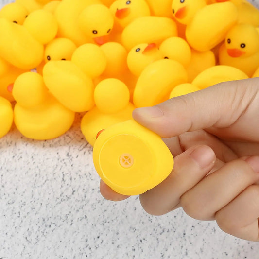 Mini Ducks - rubber yellow